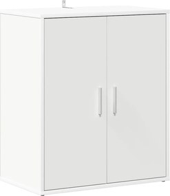 vidaXL Pantofar, alb, 60x35x70 cm, PAL