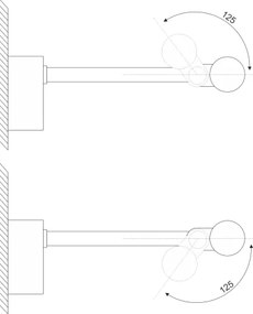 Aplica LED pentru oglindă de baie MIRROR, LED/6W/230V, 4000K, IP44, 40 cm, negru