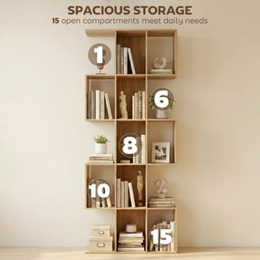 HOMCOM Divizor elegant cu design zigzag | Aosom Romania