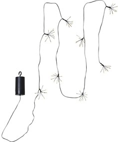 Șirag luminos pentru exterior cu LED Star Trading Flower, lungime 2,1 m