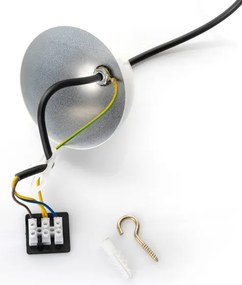 Brilagi - Lustră LED suspendată pe cablu METALO 1xE27/40W/230V diam. 40 cm alb/cupru