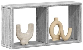 vidaXL Dulap de perete, gri sonoma, 60x16x30 cm, lemn prelucrat