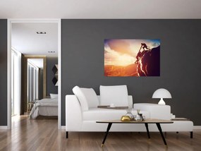 Tablou - Alpiniști (90x60 cm)