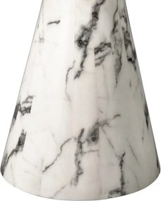 Masa dining LUX din marmura artificiala alba Turner 110661 HZ