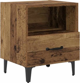 vidaXL Dulap de noapte Lemn vechi 40 x 35 x 47,5 cm Lemn compozit