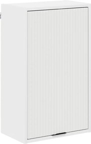 vidaXL Dulap de Baie Alb 39 x 23,5 x 65 cm Lemn compozit & Metal