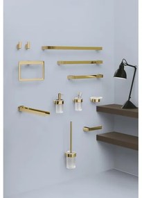 Gedy - Suport pentru hârtie igienică PIRENEI auriu