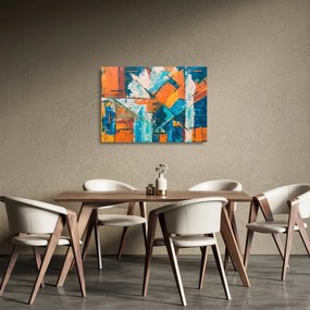 Tablou pe sticlă - Abstract (70x50 cm)