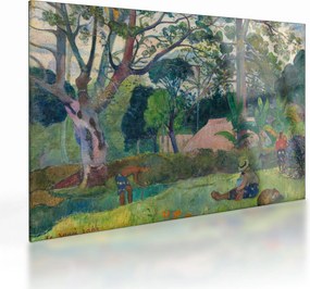 Tablou pe sticlă - Paul Gauguin, Te raau rahi (The Big Tree), reproducere (70x50 cm)