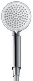 Para de dus Hansgrohe, Crometta 100 Vario, alb crom