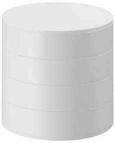 Cutie pentru depozitarea bijuteriilor YAMAZAKI Tower, alb