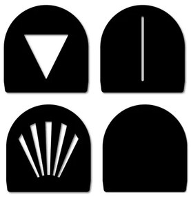 Nordlux - Aplică LED de perete pentru exterior CANTO 2xLED/6W/230V IP44 neagră