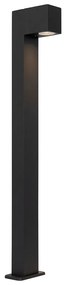 Lampă de exterior industrială cu picior neagră 80 cm IP44 - Baleno