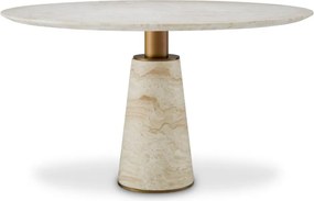 Masa rotunda LUX travertin Genova 131cm