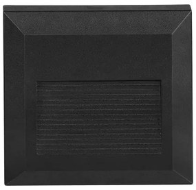 Corp de iluminat LED de exterior pentru scări LED/2W/230V IP65 3000K negru