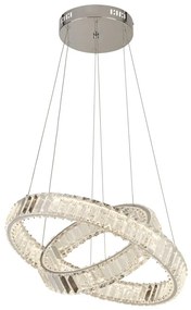 Lustra LED circulara cu 2 inele Tier