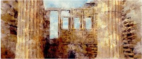 Tablou - Erechtheion, Atena, Grecia (120x50 cm)