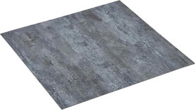 vidaXL Plăci de Pardoseală 55 pcs Gri 5,11 m² PVC
