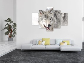 Tablou - Lupul în natură (150x105 cm)