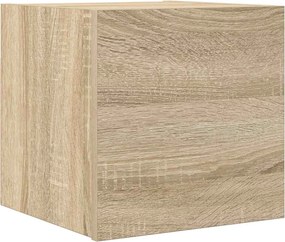 vidaXL Dulap TV montaj pe perete, stejar sonoma, 30,5x30x30 cm