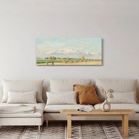 Tablou - Camille Pissarro, Landscape, Ile de France, reproducere (120x50 cm)