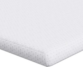 vidaXL Suport pentru saltea Alb 180 x 200 cm Material jacquard