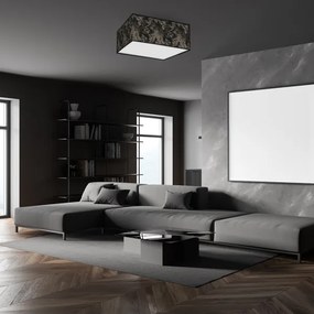 Plafonieră SATINO 3xE27/60W/230V neagră/aurie