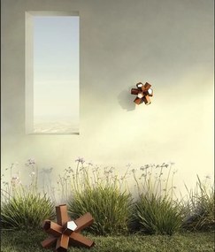 Corp de iluminat LED exterior, IP65, BANG STEP LIGHT SMALL Corten