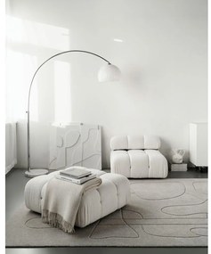 Covor gri deschis din lână 133x190 cm Morphic – Agnella