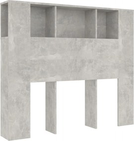 vidaXL Dulap tăblie, gri beton, 120x18,5x102,5 cm