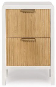 Dulap cu doua sertare, alb, 40x30x60 cm, Charley, Yes