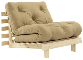 Fotoliu variabil Karup Design Roots Raw/Wheat Beige