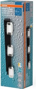 Osram - Aplica de perete LED pentru baie ORBIS FLAME, 3xLED, 5,5 W, 230 V, IP44, negru