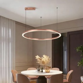 Immax NEO 07327L - lustră LED reglabilă pe cablu FINO 55W/230V 80 cm aur roz Tuya + telecomandă