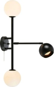 Aplică Markslöjd Beside, înălțime 60 cm, negru