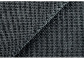 Canapea gri închis cu tapițerie din chenille 140 cm Freya – Ropez