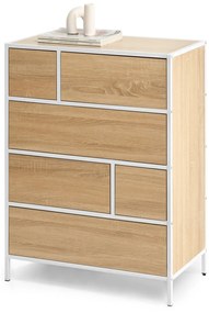 Comodă Soren Kom (sonoma + alb). 1110767