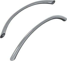 vidaXL Mânere 2 pcs Argintiu 107 x 3.6 x 23 mm Oţel inoxidabil