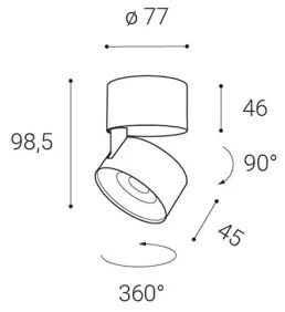 Spot LED KLIP ON LED/11W/230V LED2