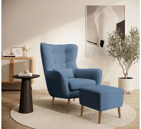 Taburete Veneza V1  (albastru + fag). 1098936