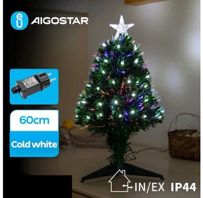 Decorațiune LED de Crăciun de exterior Aigostar LED/3,6W/230V 60 cm IP44 alb rece