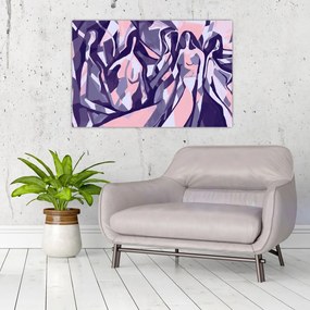 Tablou - Abstract, femei (90x60 cm)