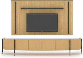 Set lemn masiv nuc Unitate TV Marquesa