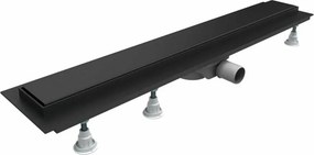 Set rigola pentru dus plus capac Omnires Lowfix 60 cm negru