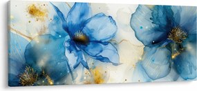 Tablou - Floral, pictură cu cerneală (120x50 cm)