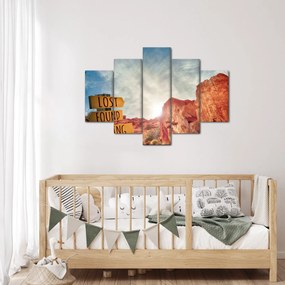 Tablou unui indicator cu inscripție (150x105 cm)