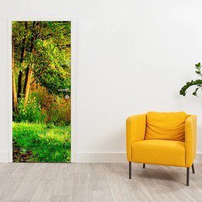 Fototapet pentru ușă - Cărarea de-a lungul apei (95x205cm)