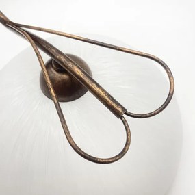 Aplica de perete COBRA, 1 x E27, 60 W, 230 V, bronz/patină