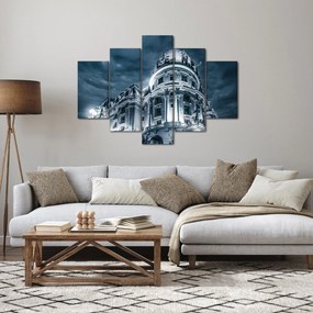 Tablou cu arhitectură în întuneric (150x105 cm)