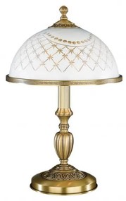Veioza, lampa de masa clasic design italian din alama, sticla 7002 RA-P. 7002 M